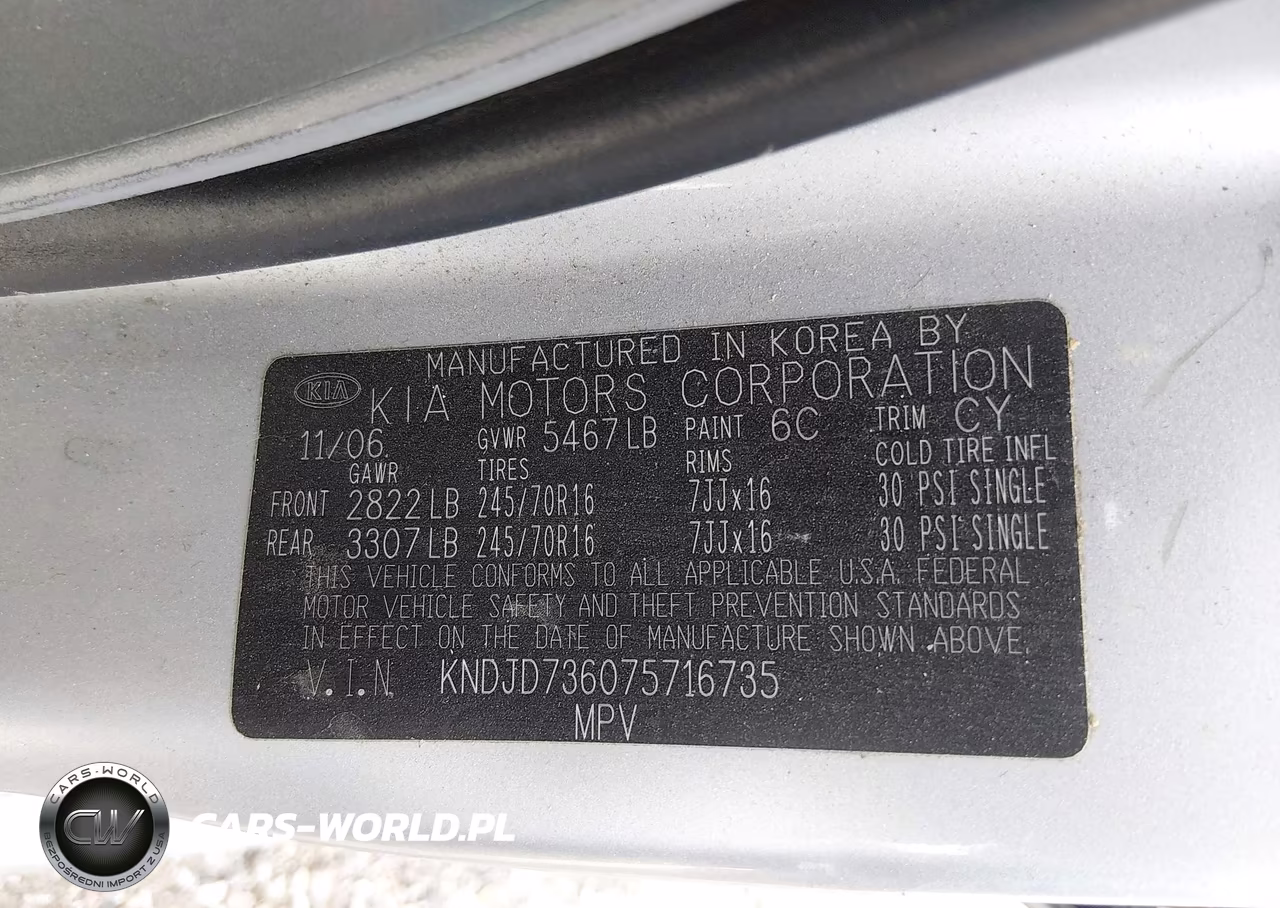 2007 Kia Sorento VIN:KNDJD736075716735 - 9