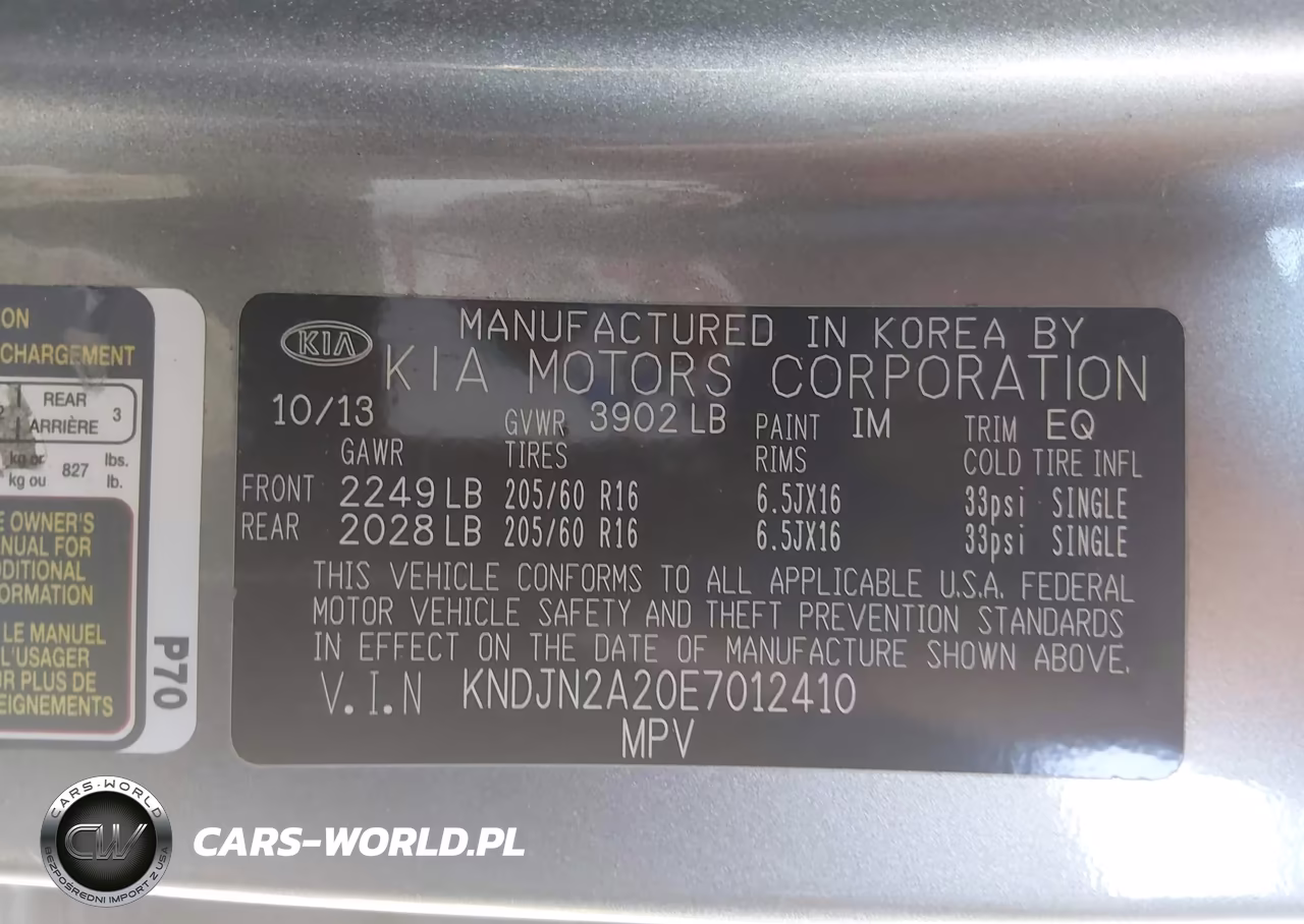 2014 Kia Soul VIN:KNDJN2A20E7012410 - 9