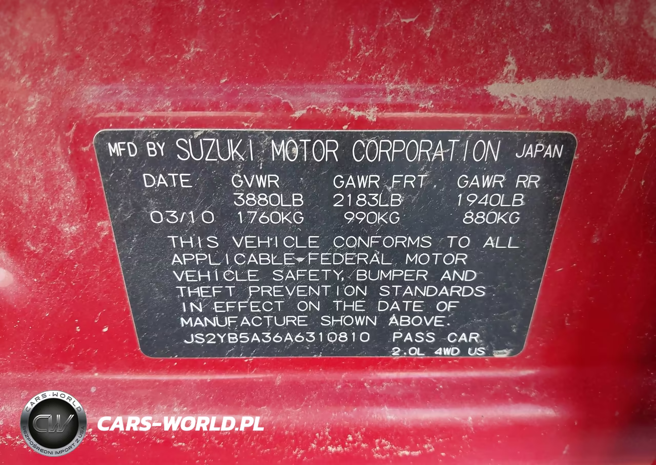 2010 Suzuki Sx4 Technology VIN:JS2YB5A36A6310810 - 9