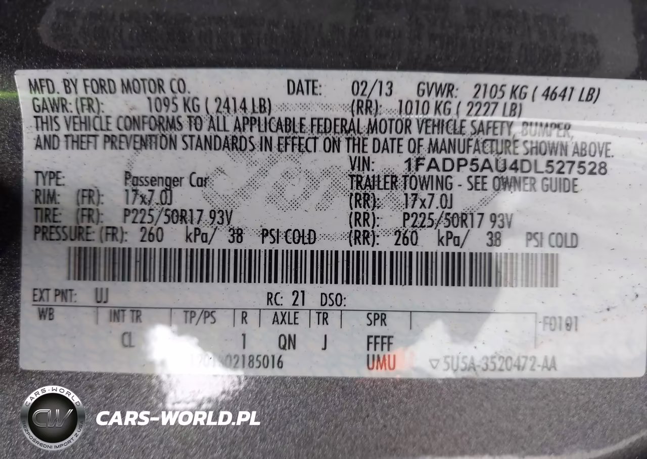 2013 Ford C-Max Hybrid Se VIN:1FADP5AU4DL527528 - 9