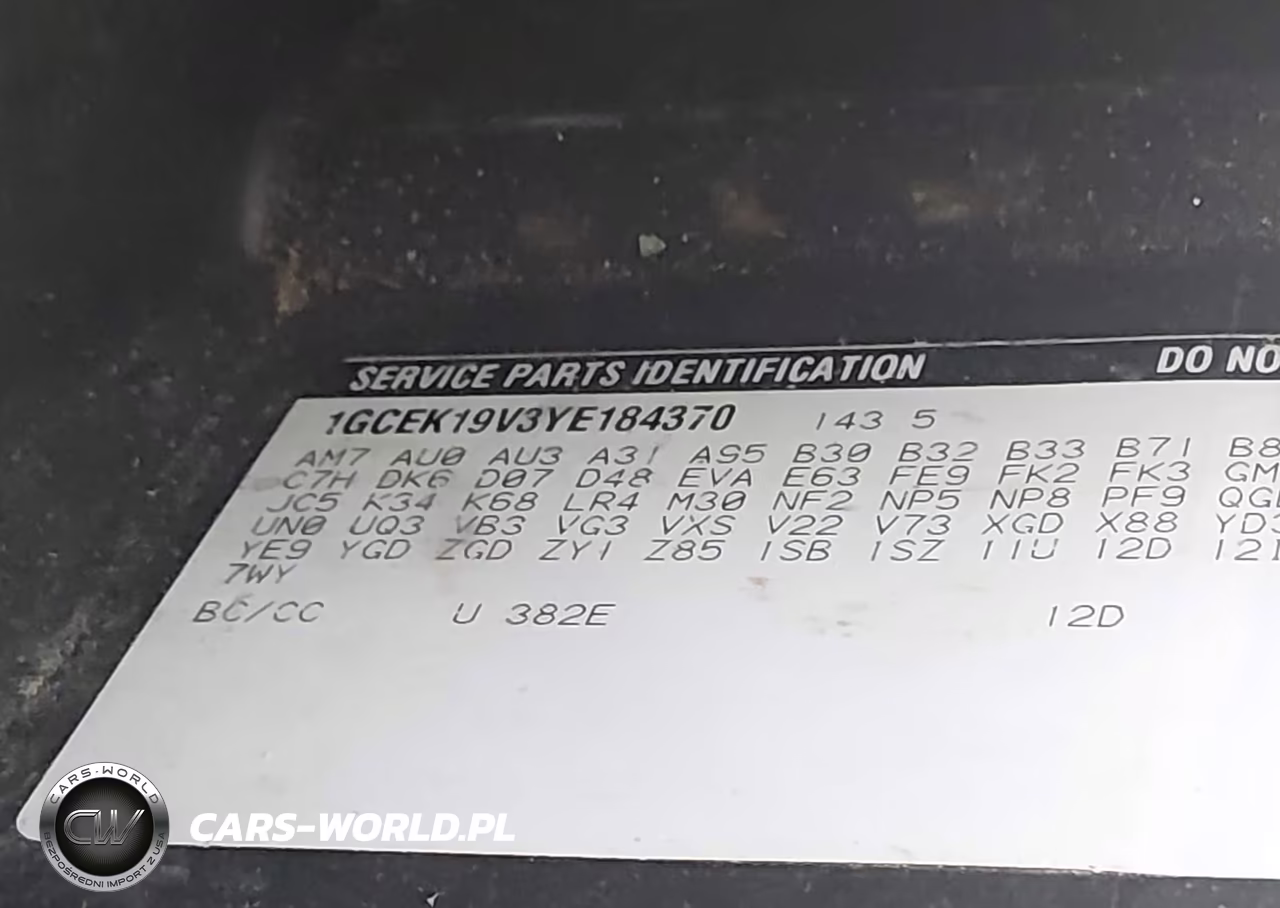 2000 Chevrolet Silverado 1500 Ls VIN:1GCEK19V3YE184370 - 9