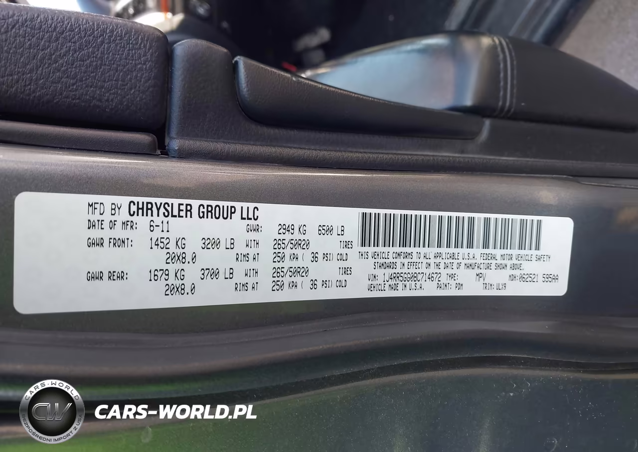 2011 Jeep Grand Cherokee Limited VIN:1J4RR5GG0BC714672 - 9