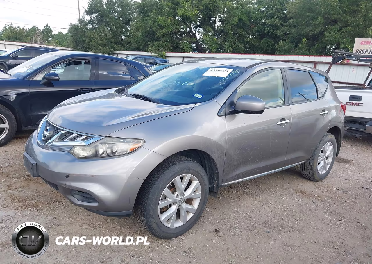 2012 Nissan Murano S VIN:JN8AZ1MU2CW117419 - 2