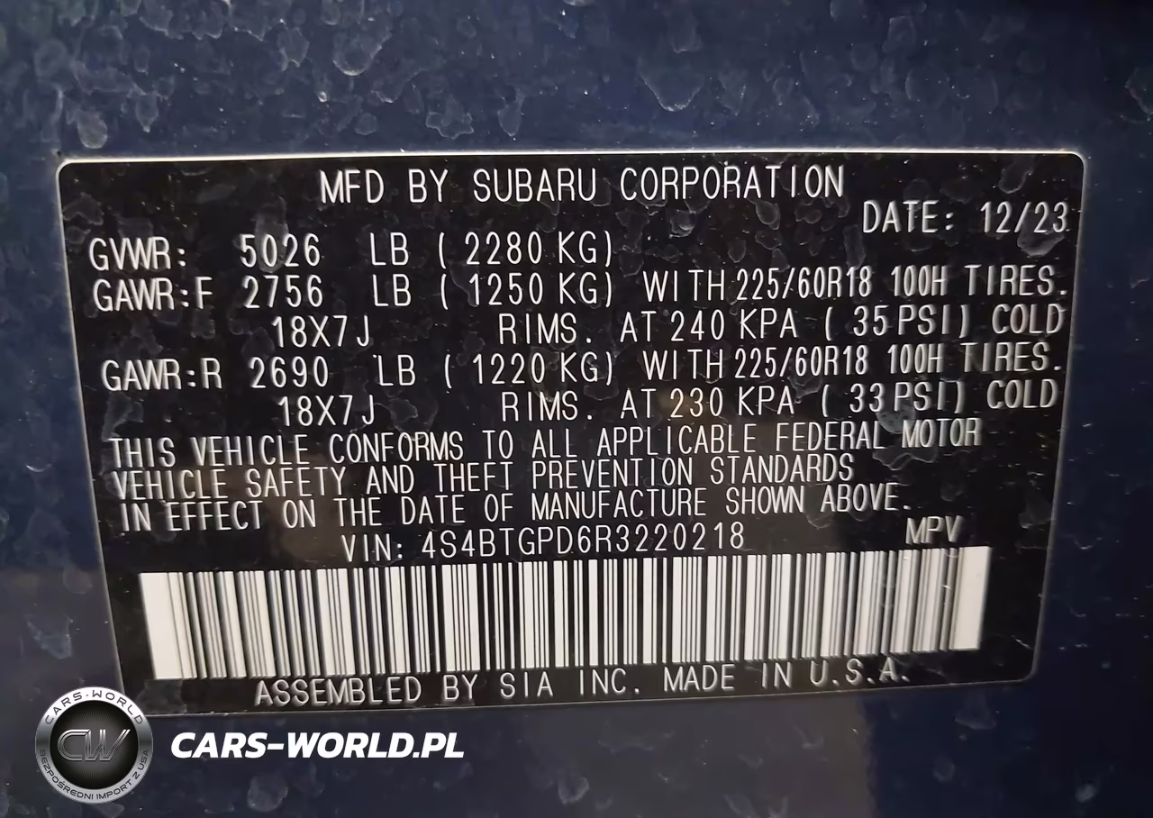 2024 Subaru Outback Touring Xt VIN:4S4BTGPD6R3220218 - 9