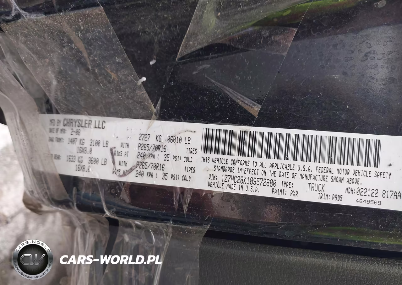 2008 Mitsubishi Raider Ls VIN:1Z7HC28K18S572680 - 9