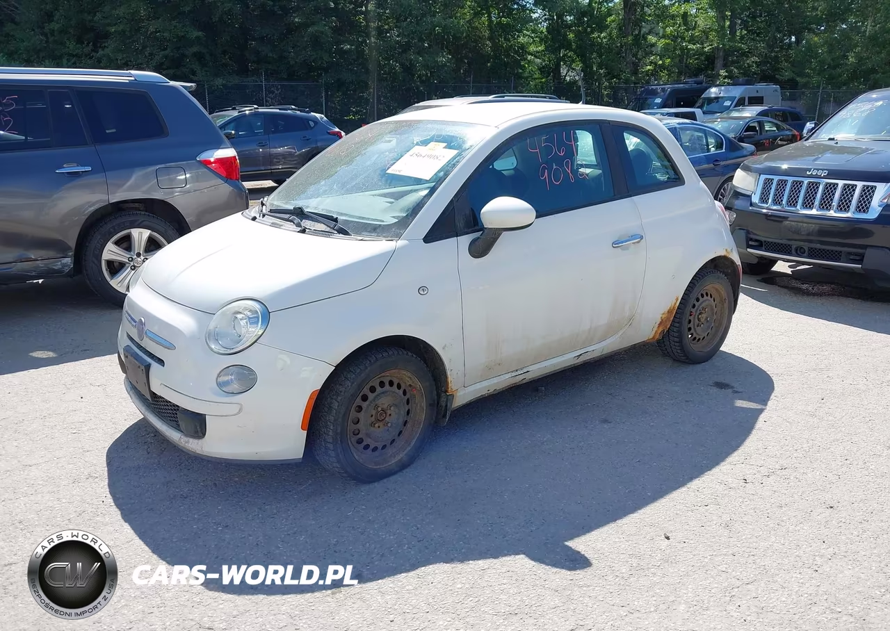 2012 Fiat 500 Pop VIN:3C3CFFAR7CT310332 - 2