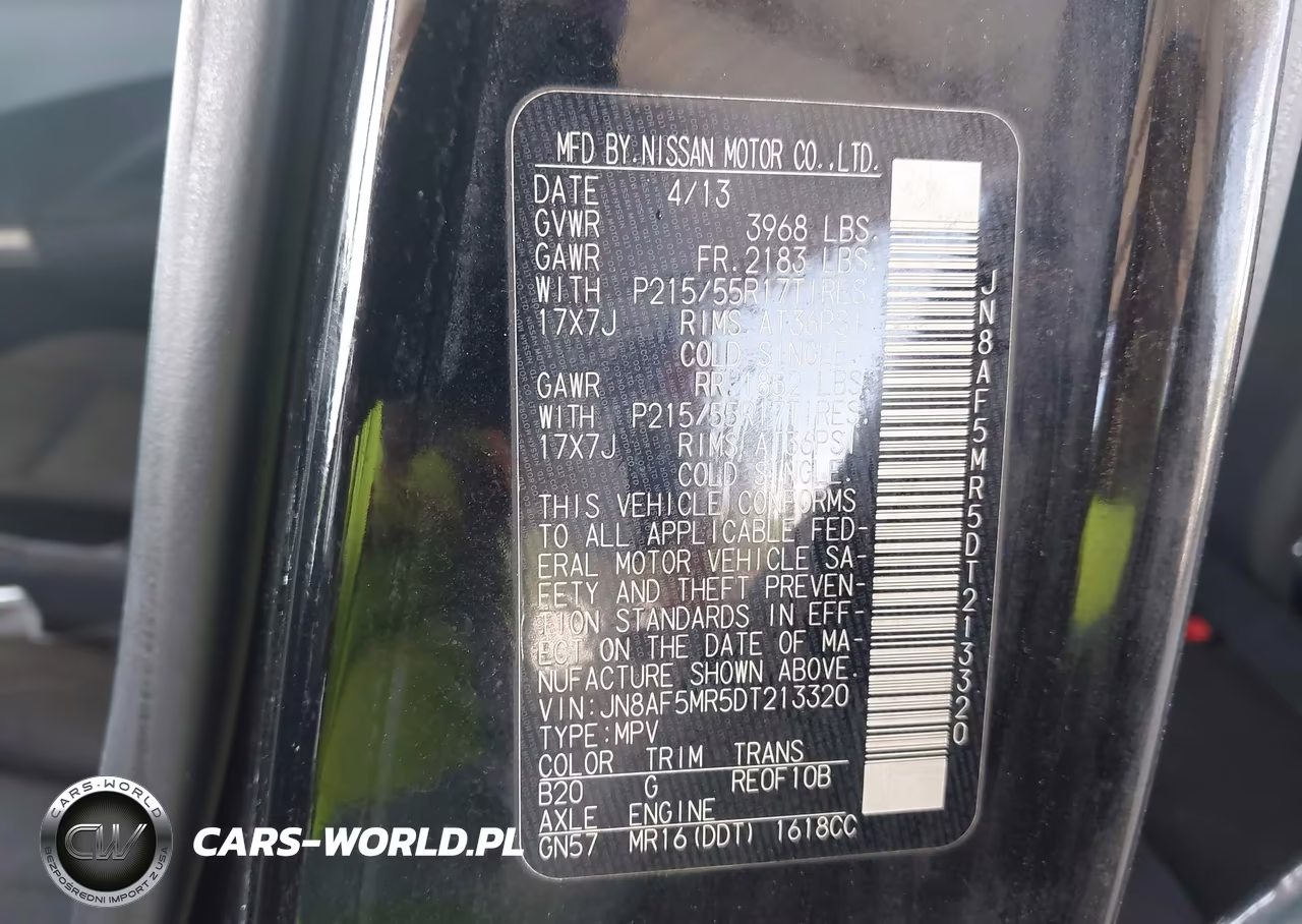 2013 Nissan Juke Sv VIN:JN8AF5MR5DT213320 - 9