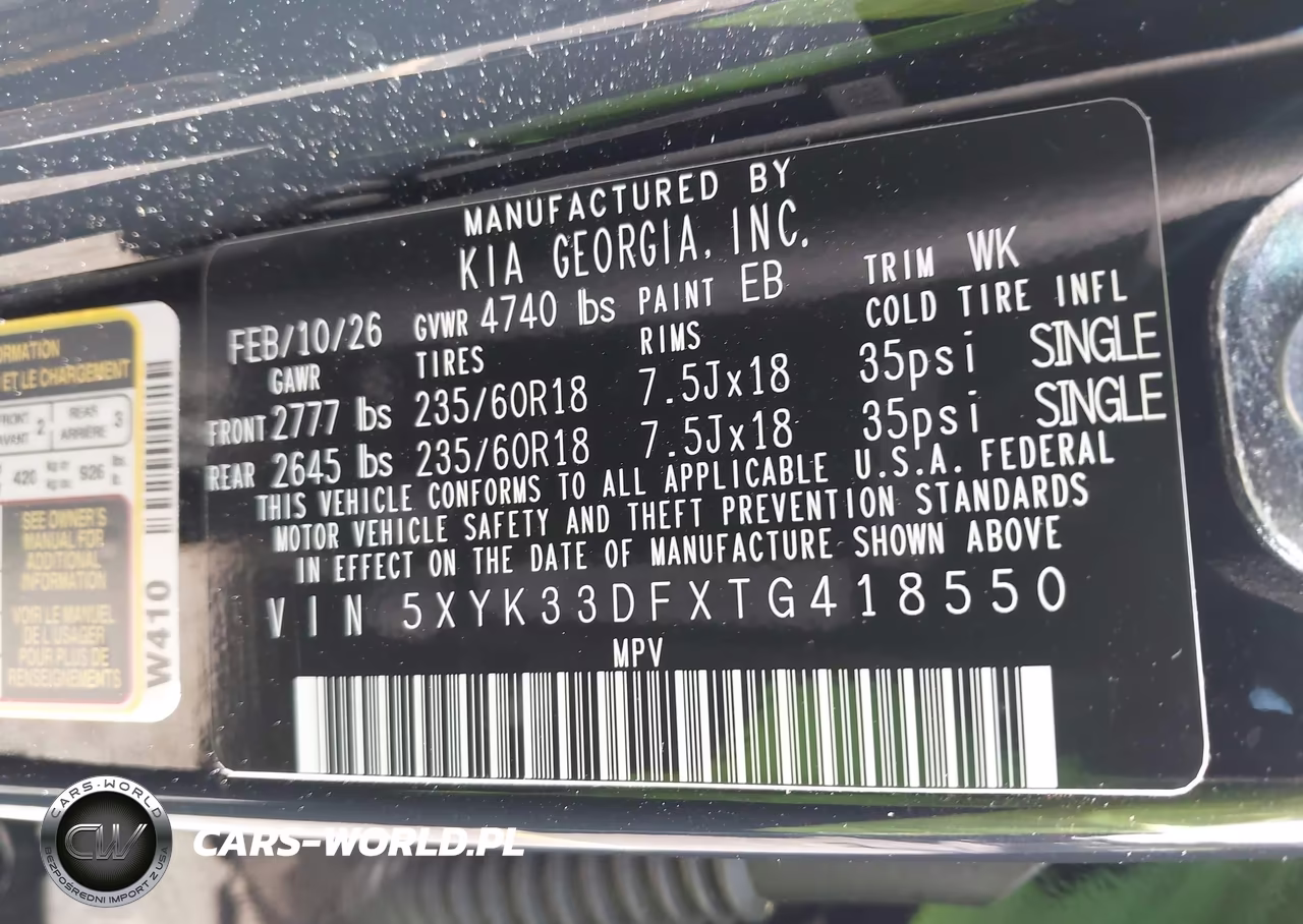 2026 Kia Sportage Ex VIN:5XYK33DFXTG418550 - 9