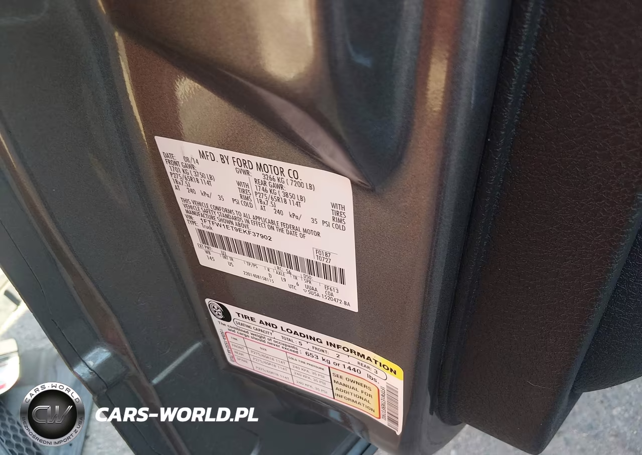 2014 Ford F-150 Xlt VIN:1FTFW1ET9EKF37902 - 9