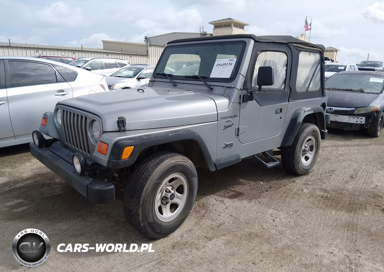 2000 Jeep Wrangler Sport VIN:1J4FA49S6YP729782 - 2