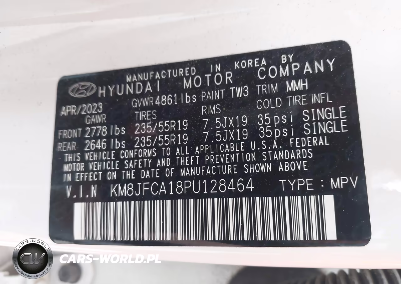 2023 Hyundai Tucson Hybrid Sel Convenience VIN:KM8JFCA18PU128464 - 9