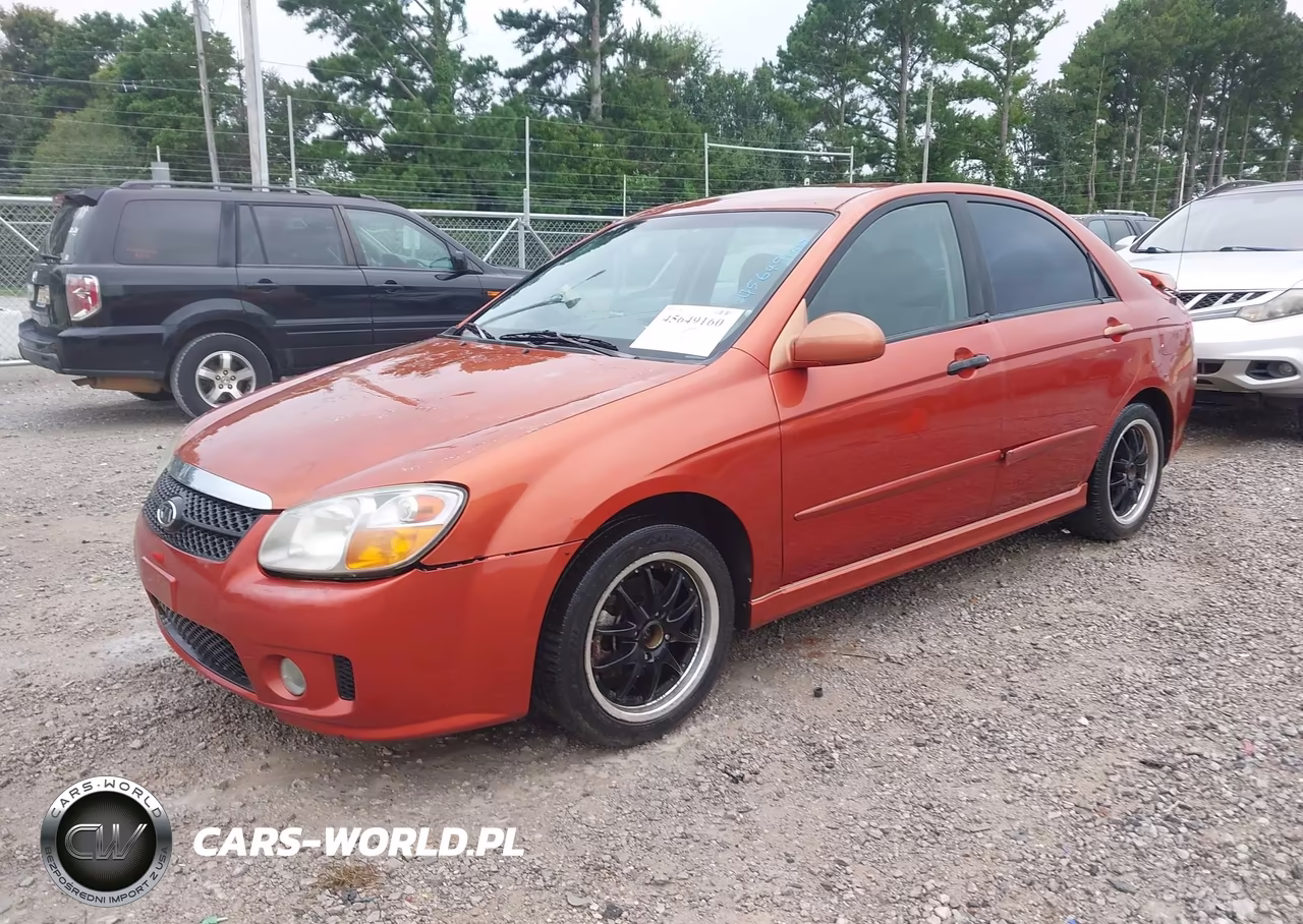 2007 Kia Spectra Sx VIN:KNAFE121875003472 - 2