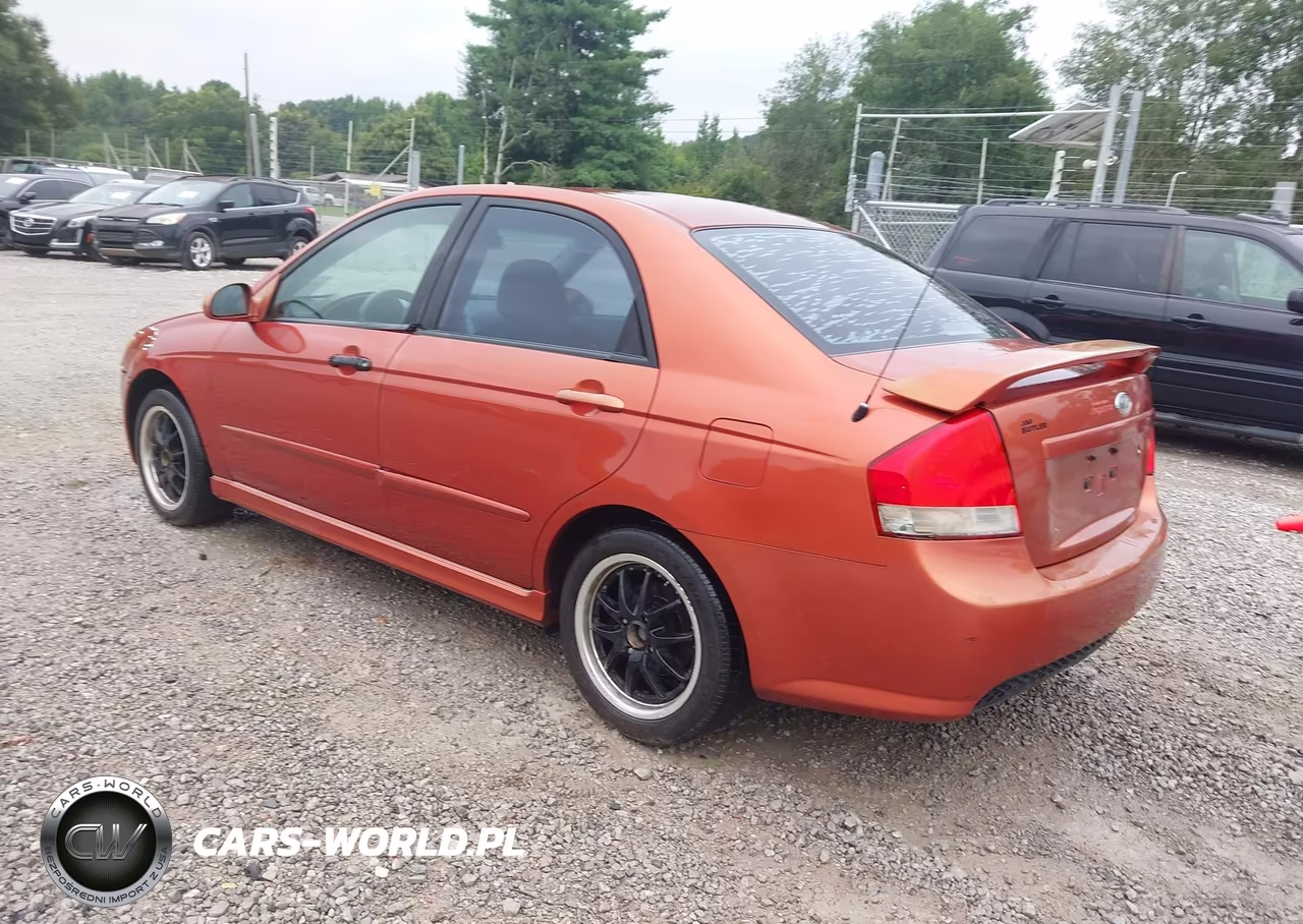 2007 Kia Spectra Sx VIN:KNAFE121875003472 - 3