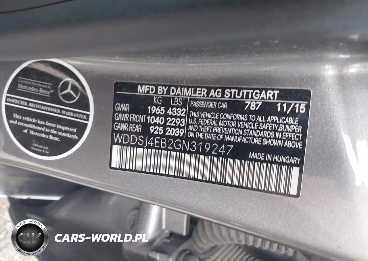 2016 Mercedes-Benz Cla 250 VIN:WDDSJ4EB2GN319247 - 9