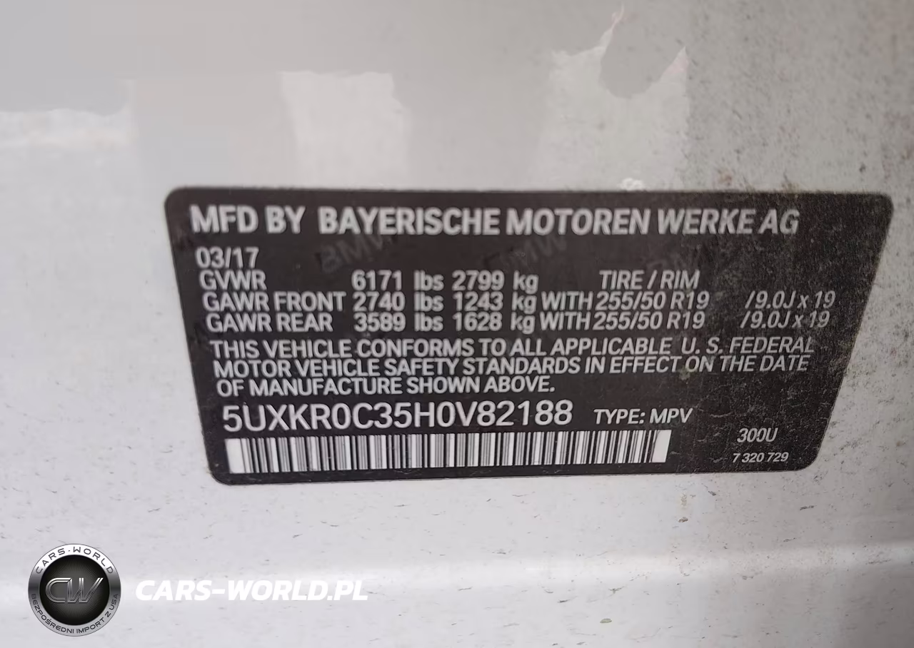 2017 BMW X5 xDrive35I VIN:5UXKR0C35H0V82188 - 9