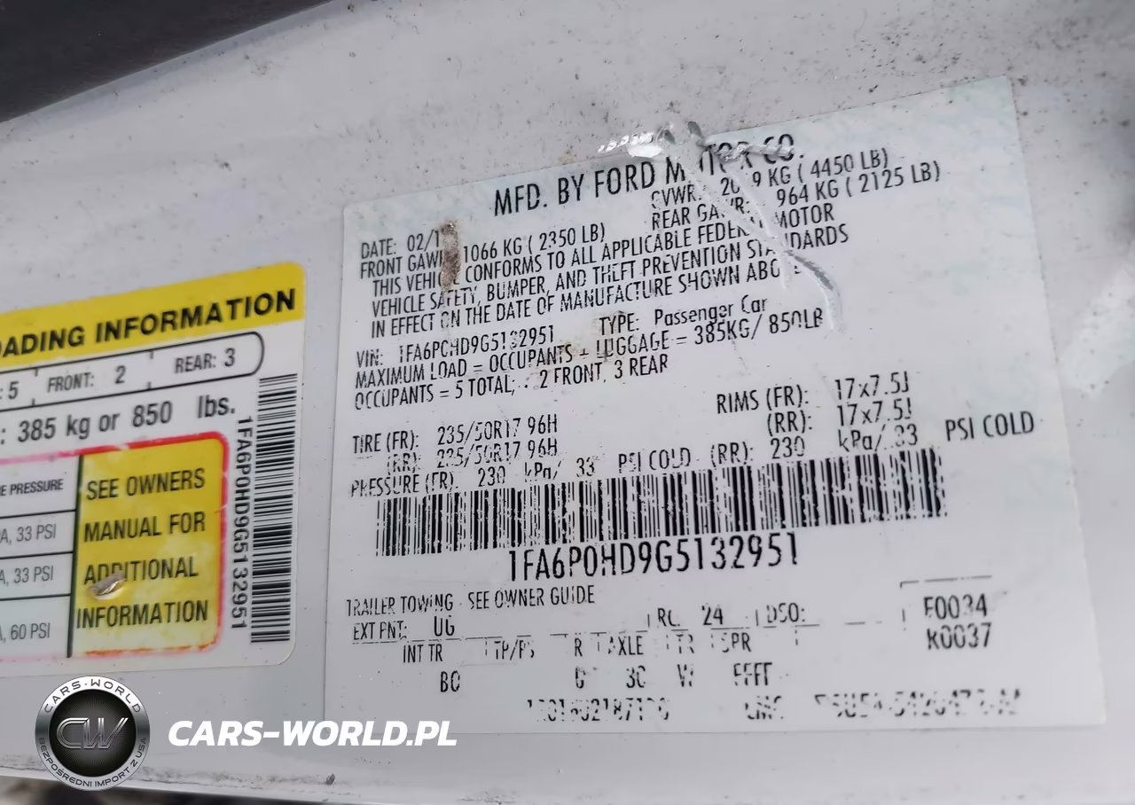 2016 Ford Fusion Se VIN:1FA6P0HD9G5132951 - 9