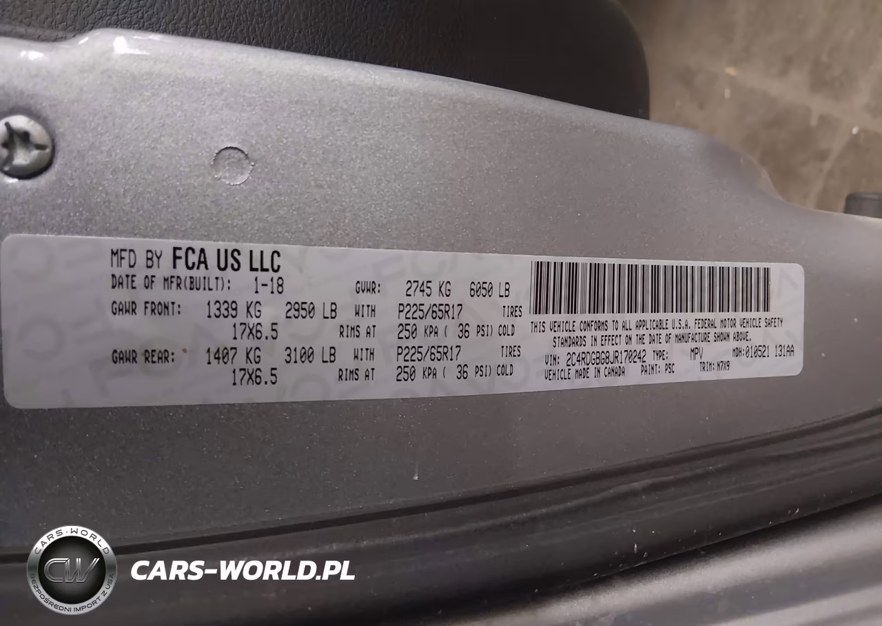 2018 Dodge Grand Caravan Se Plus VIN:2C4RDGBG8JR170242 - 9