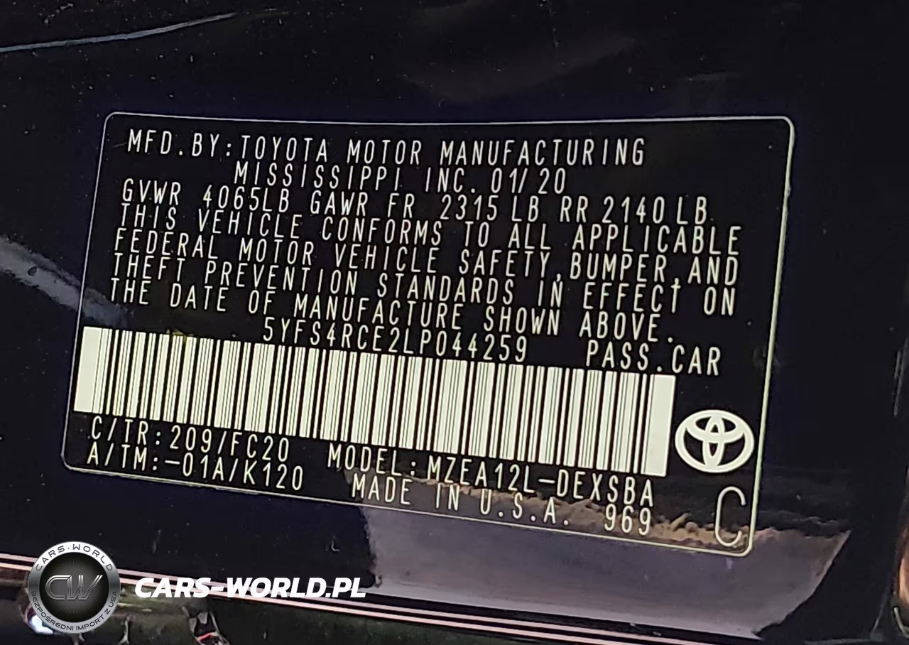 2020 Toyota Corolla Se VIN:5YFS4RCE2LP044259 - 9
