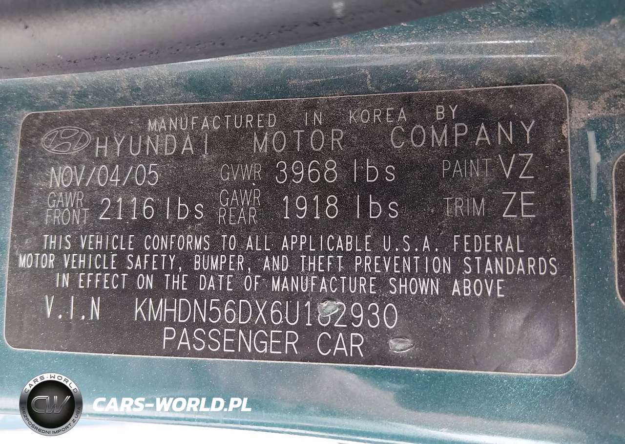 2006 Hyundai Elantra Gls-Gt VIN:KMHDN56DX6U182930 - 9