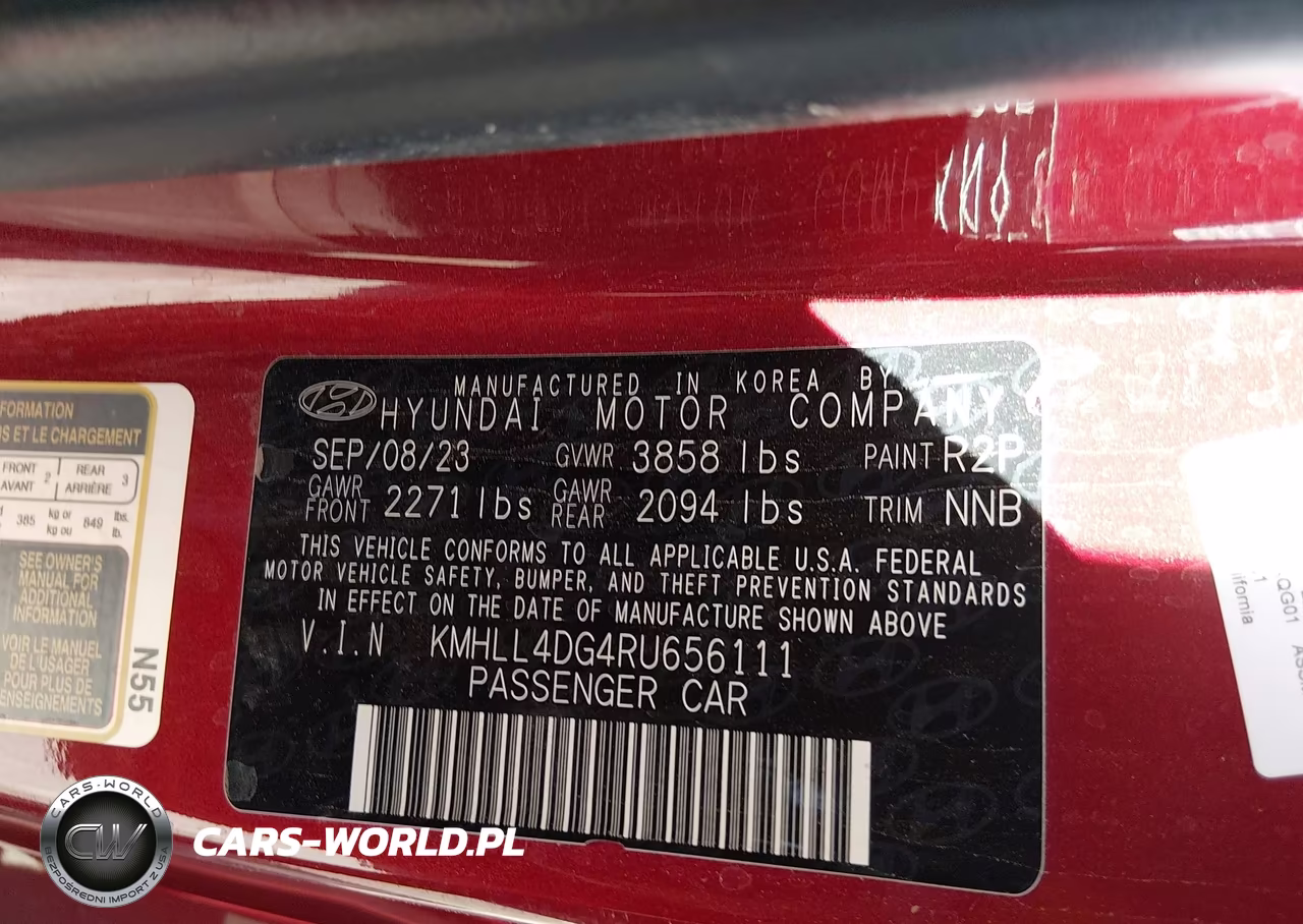 2024 Hyundai Elantra Se VIN:KMHLL4DG4RU656111 - 9