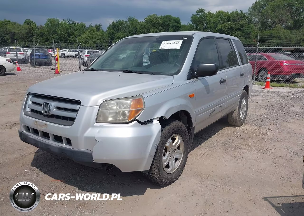 2007 Honda Pilot Lx VIN:5FNYF28167B046146 - 2