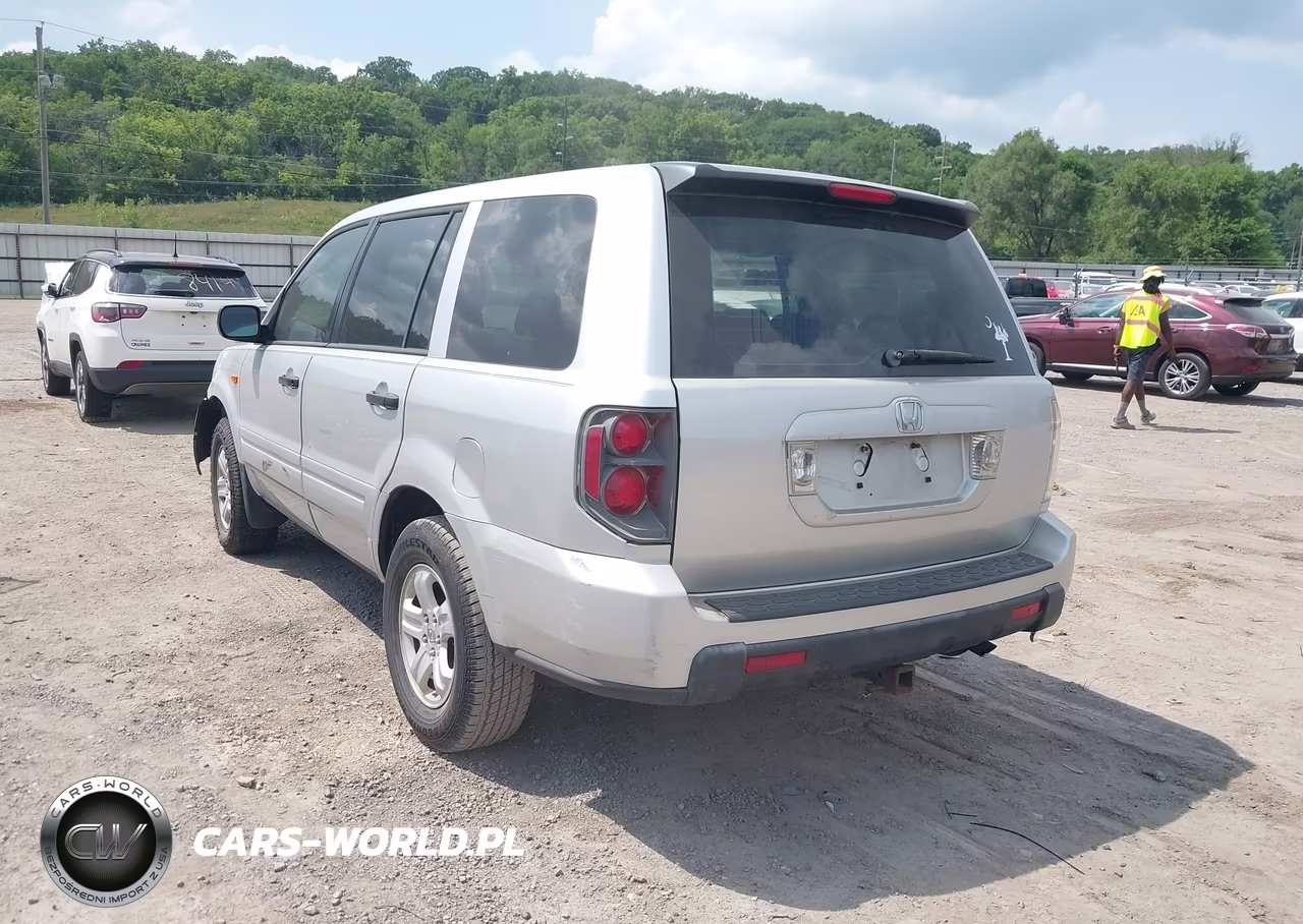 2007 Honda Pilot Lx VIN:5FNYF28167B046146 - 3