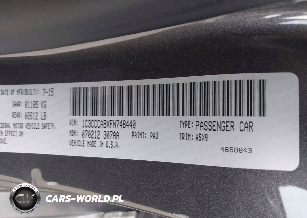 2015 Chrysler 200 Limited VIN:1C3CCCABXFN748440 - 9