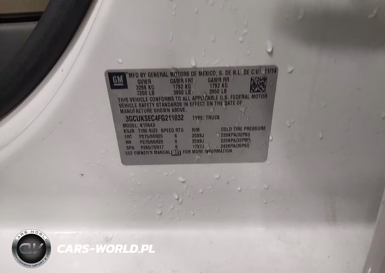 2015 Chevrolet Silverado 1500 Ltz VIN:3GCUKSEC4FG211832 - 9