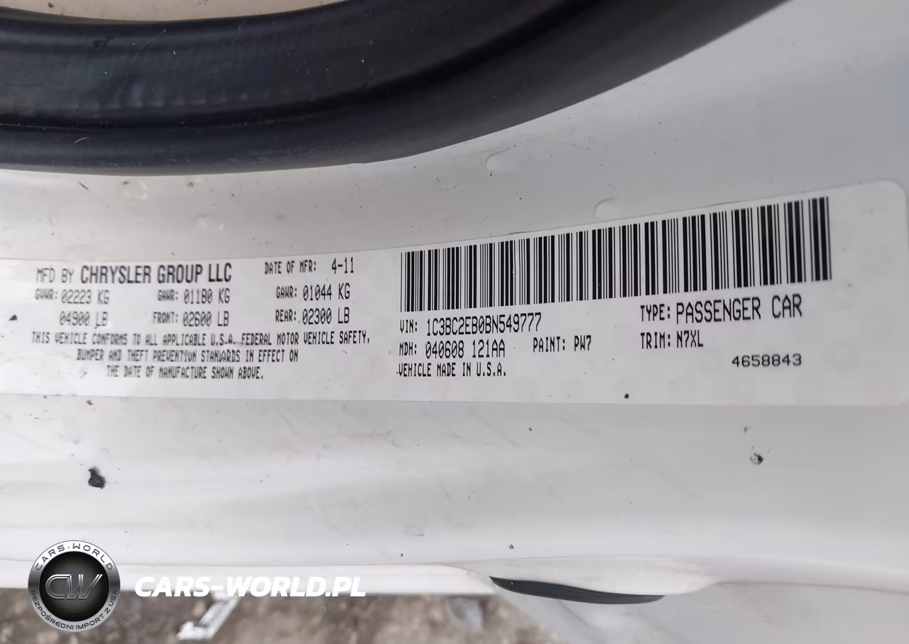 2011 Chrysler 200 Touring VIN:1C3BC2EB0BN549777 - 9
