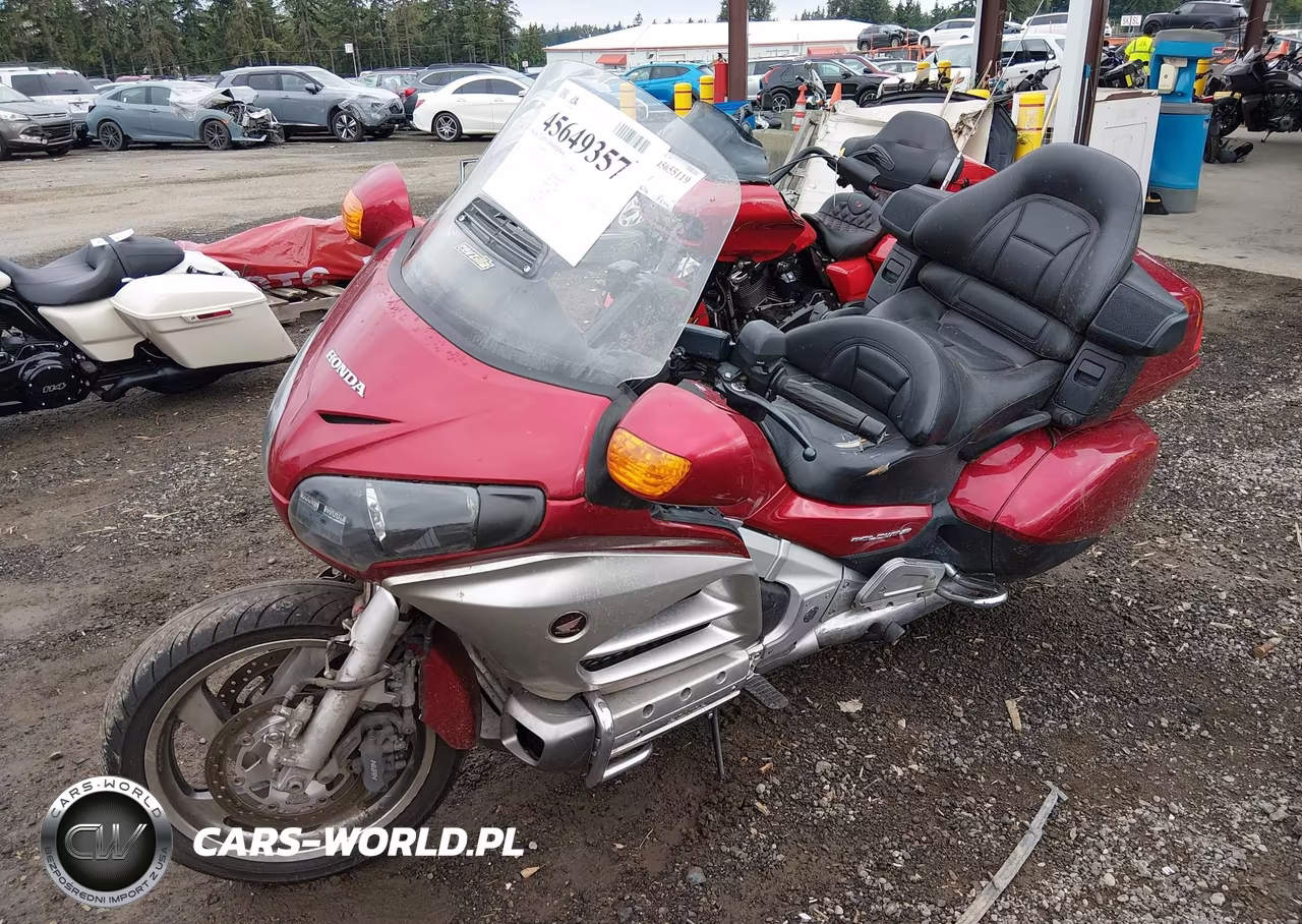 2012 Honda Gl1800 VIN:JH2SC68L6CK000134 - 2