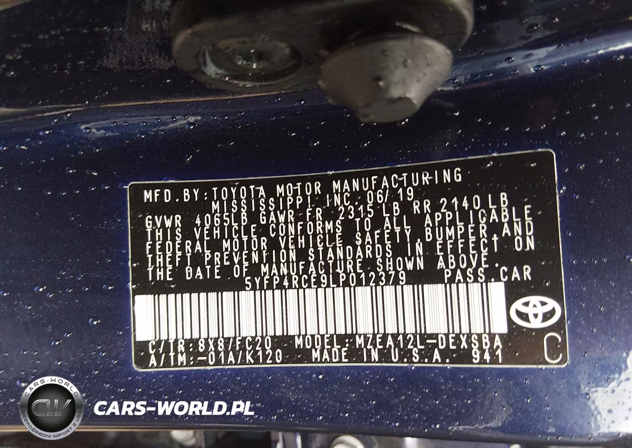2020 Toyota Corolla Se VIN:5YFP4RCE9LP012379 - 9