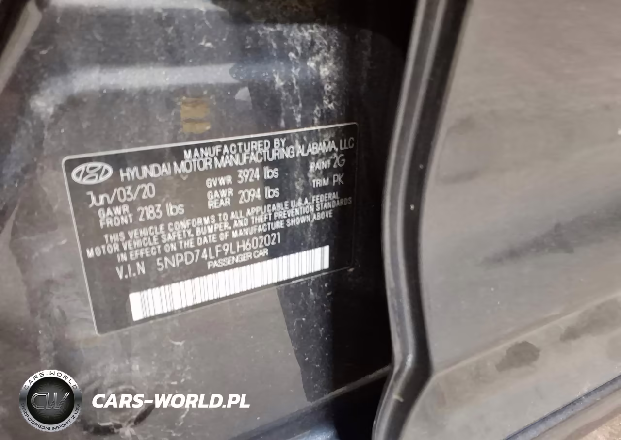 2020 Hyundai Elantra Se VIN:5NPD74LF9LH602021 - 9