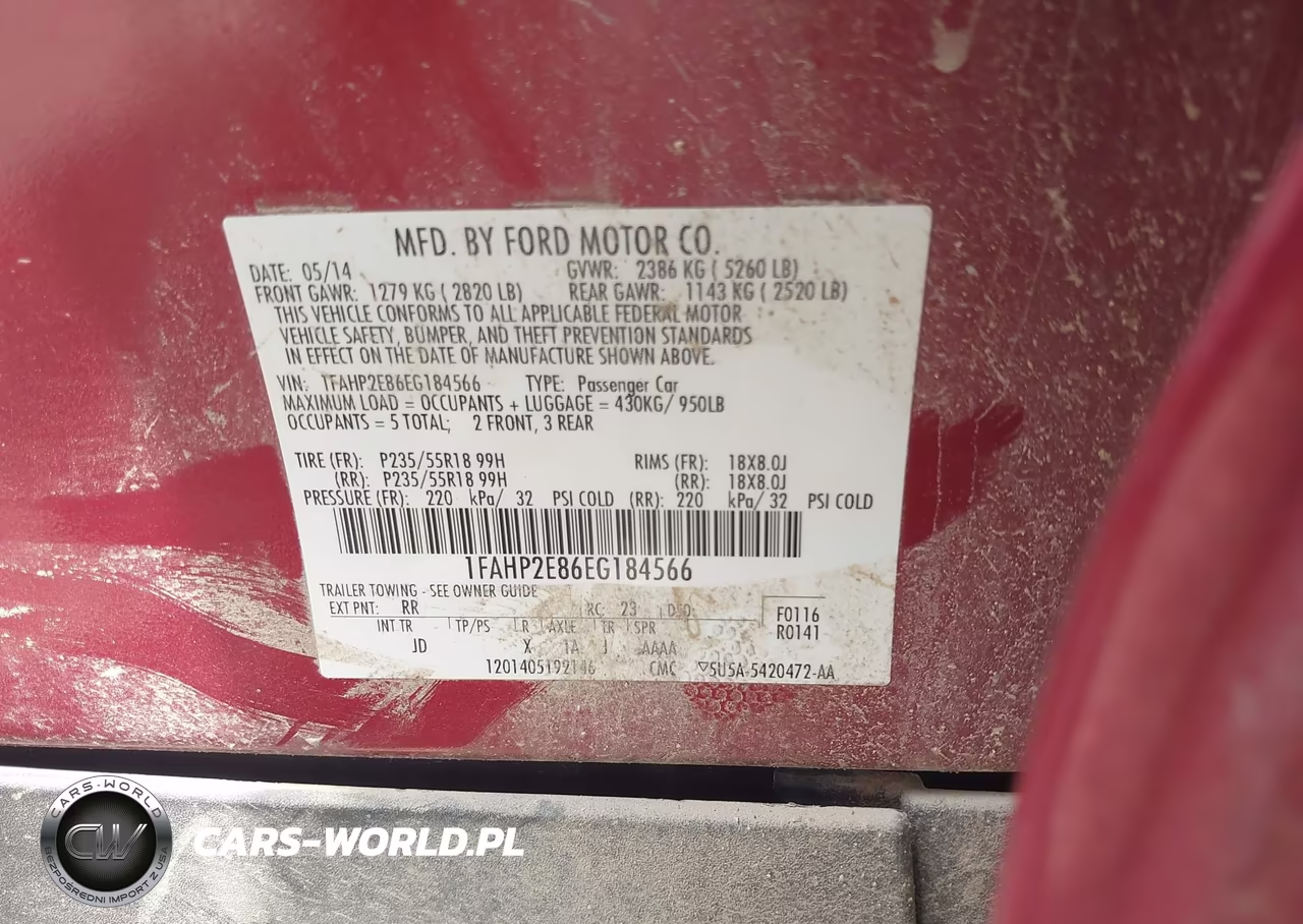 2014 Ford Taurus Sel VIN:1FAHP2E86EG184566 - 9