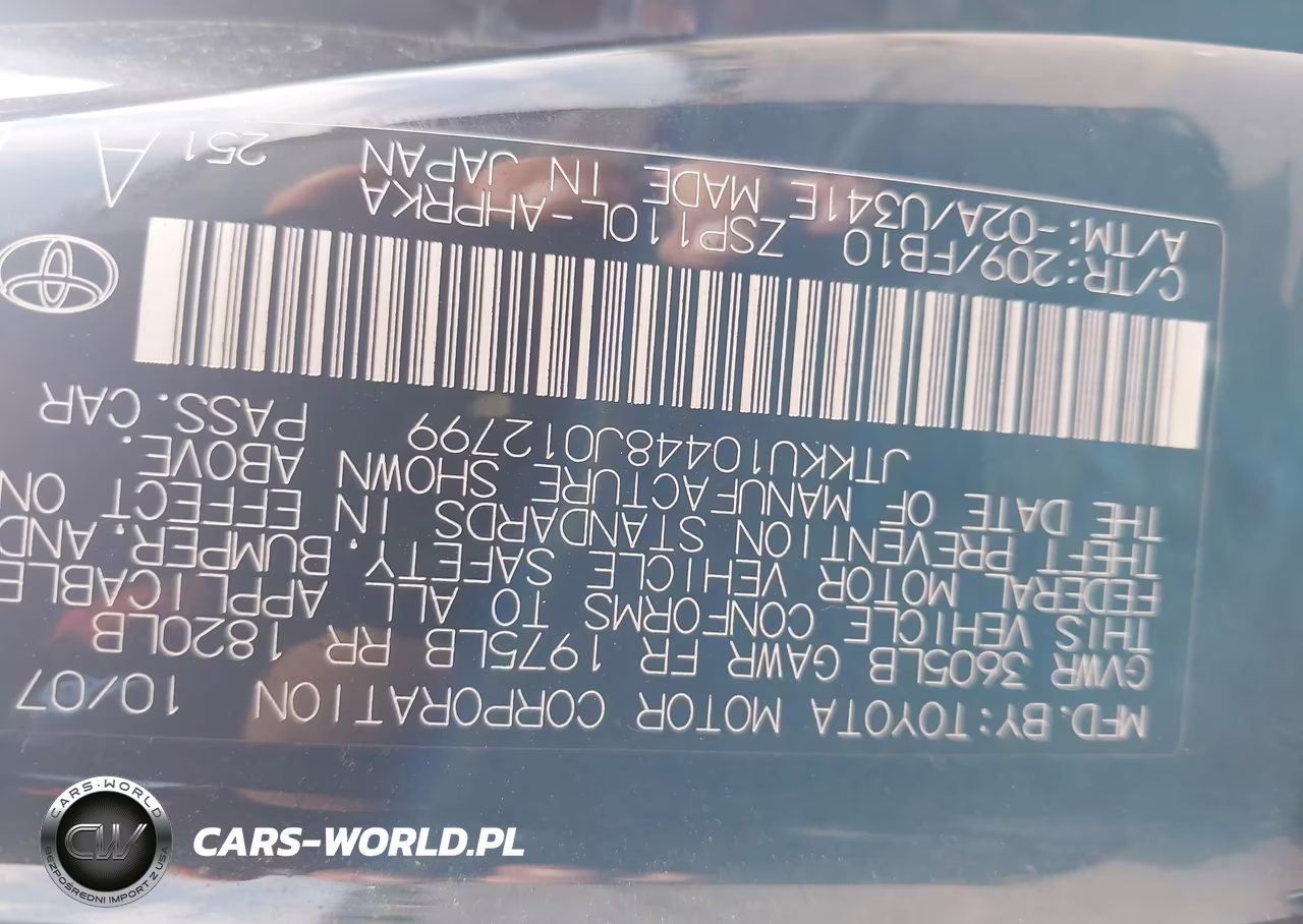 2008 Scion Xd VIN:JTKKU10448J012799 - 9