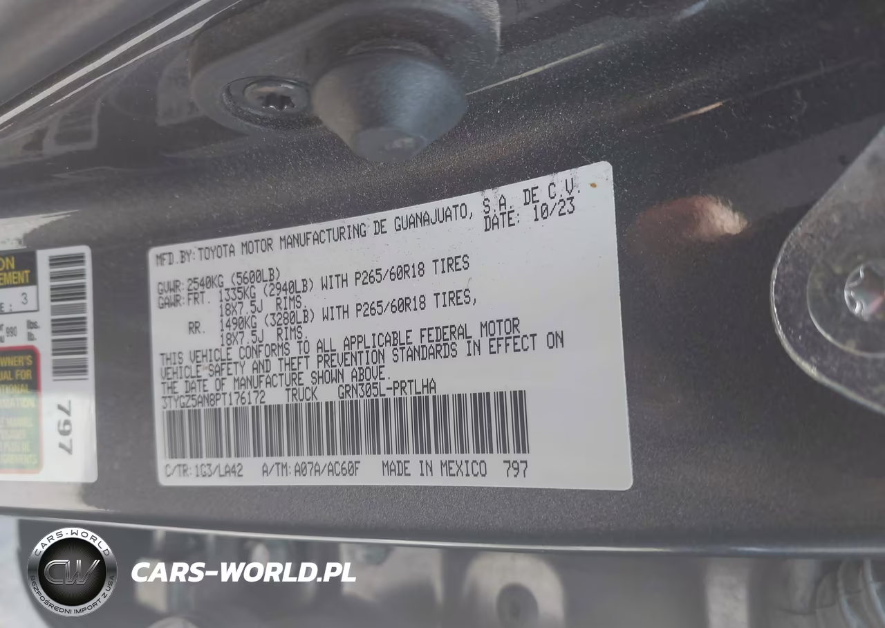2023 Toyota Tacoma Limited VIN:3TYGZ5AN8PT176172 - 9