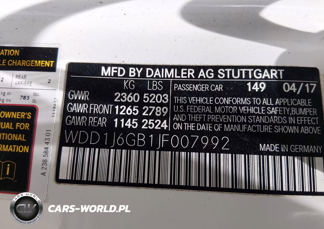2018 Mercedes-Benz E 400 4Matic VIN:WDD1J6GB1JF007992 - 9