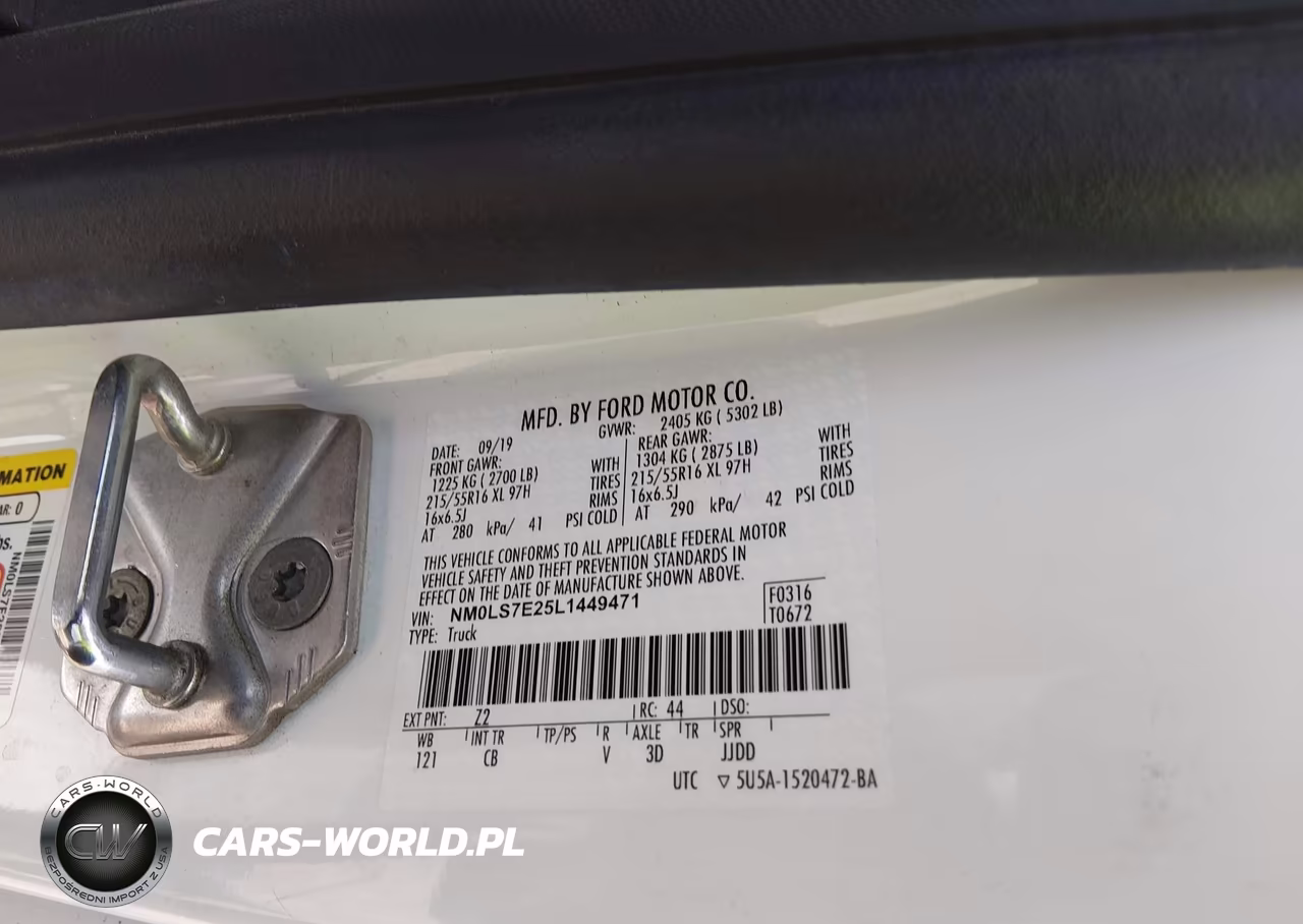 2020 Ford Transit Connect Xl VIN:NM0LS7E25L1449471 - 8