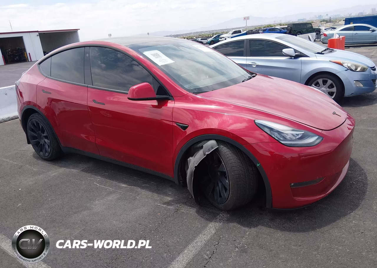 2022 Tesla Model Y Long Range Dual Motor All-Wheel Drive VIN:7SAYGAEE9NF396854 - 1