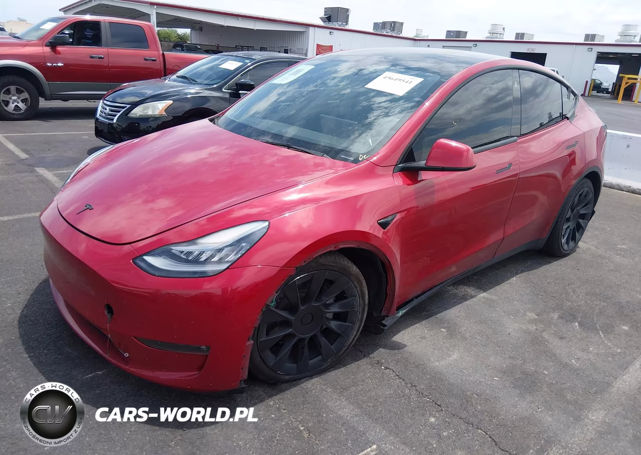 2022 Tesla Model Y Long Range Dual Motor All-Wheel Drive VIN:7SAYGAEE9NF396854 - 2