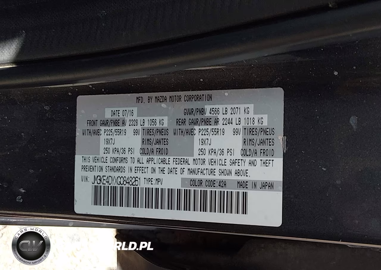 2016 Mazda Cx-5 Grand Touring VIN:JM3KE4DYXG0848261 - 9