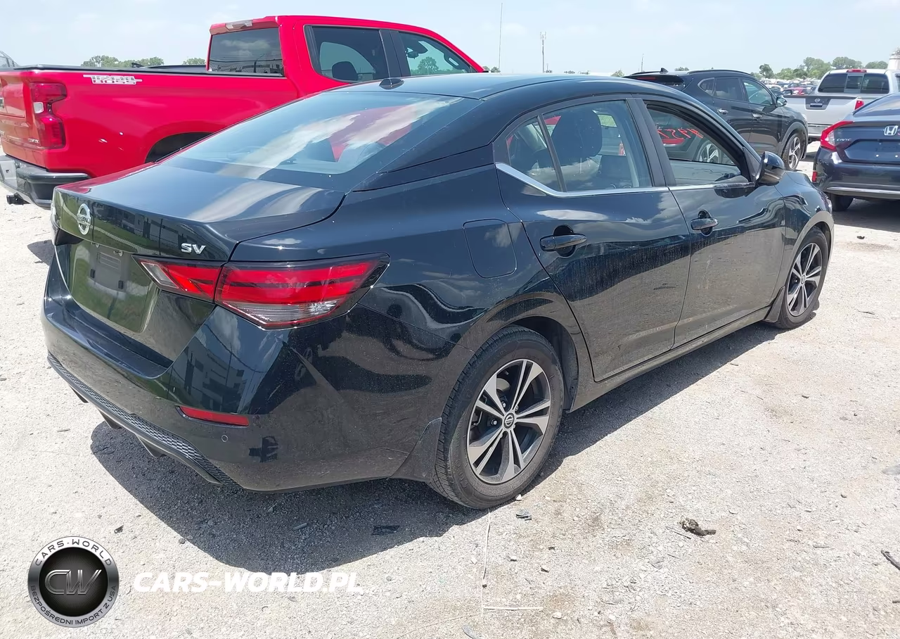 2020 Nissan Sentra Sv Xtronic Cvt VIN:3N1AB8CV2LY224968 - 4