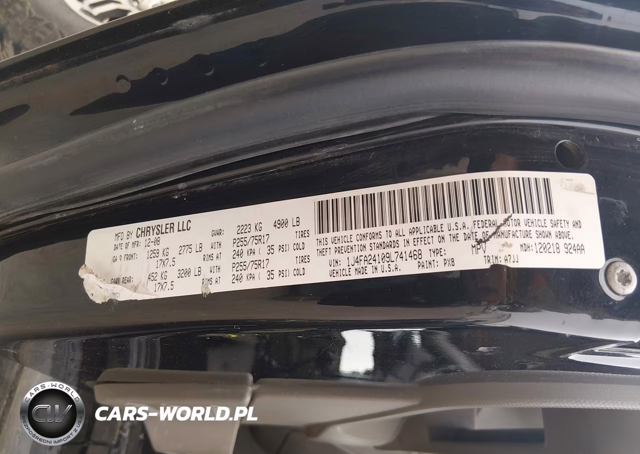 2009 Jeep Wrangler X VIN:1J4FA24109L741468 - 9