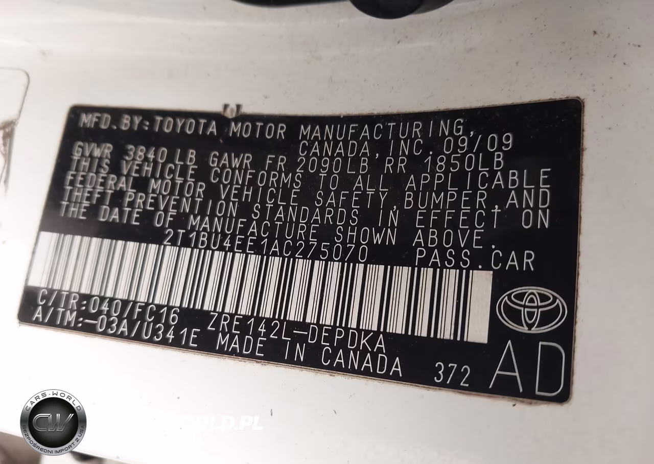 2010 Toyota Corolla Le VIN:2T1BU4EE1AC275070 - 9