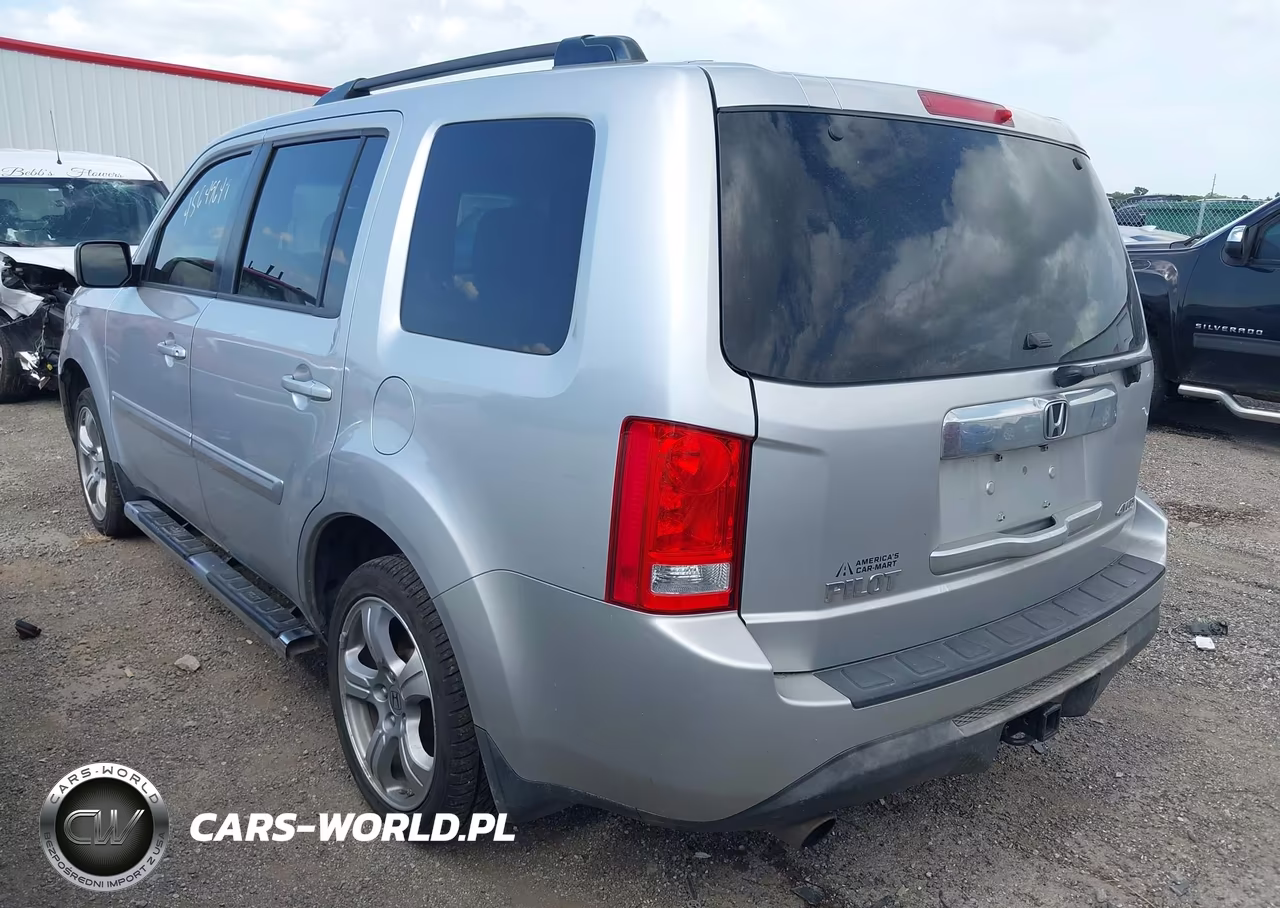 2012 Honda Pilot Ex-L VIN:5FNYF4H57CB062803 - 3