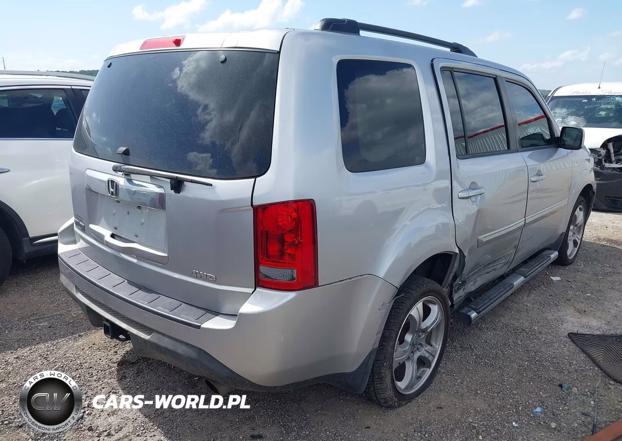 2012 Honda Pilot Ex-L VIN:5FNYF4H57CB062803 - 4