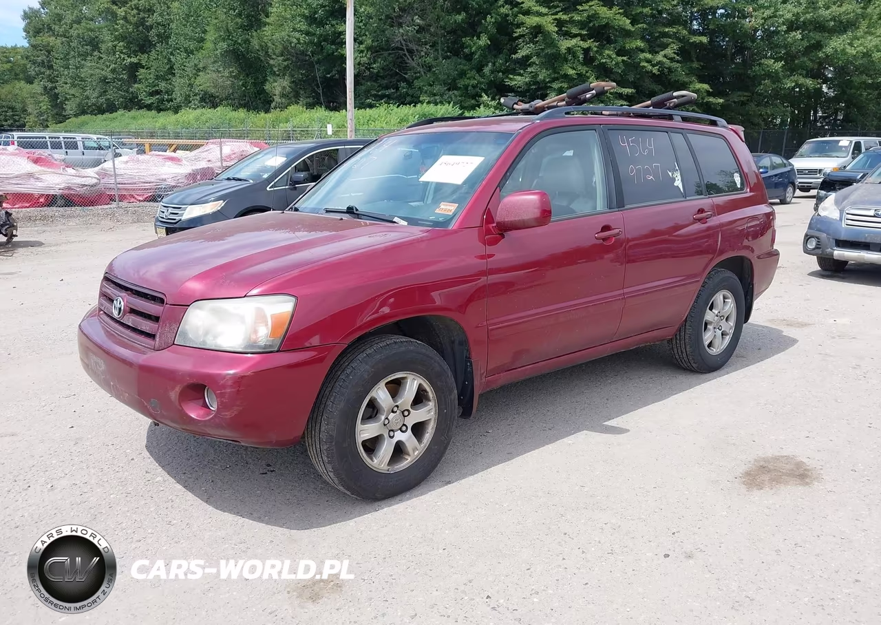 2007 Toyota Highlander V6 (2 Rows) (A5) VIN:JTEHP21A770207606 - 2