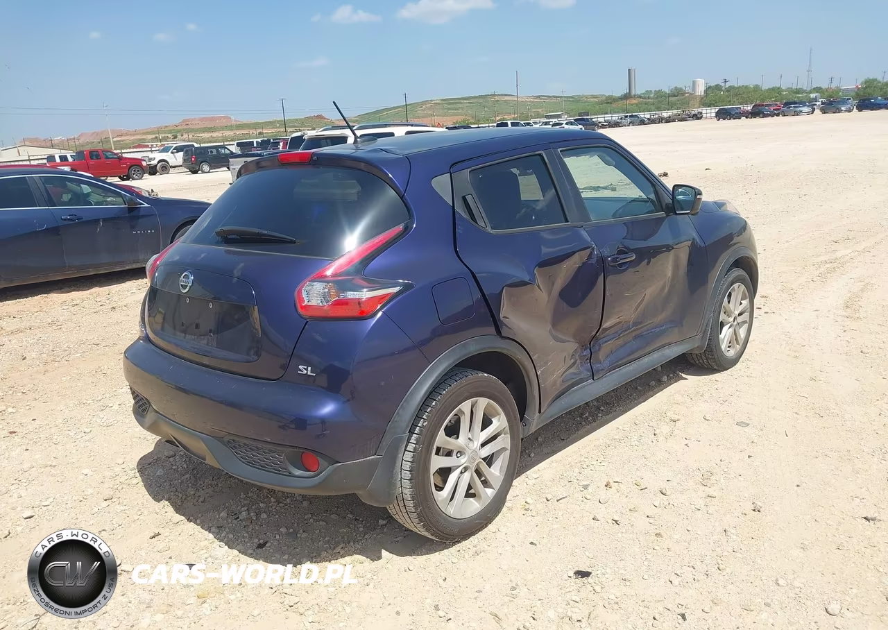 2016 Nissan Juke Sl VIN:JN8AF5MR9GT607925 - 4