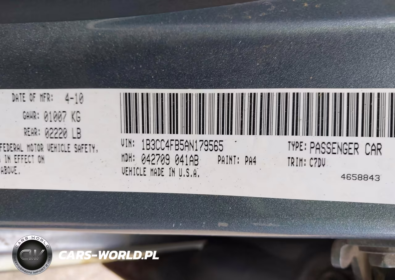 2010 Dodge Avenger Sxt VIN:1B3CC4FB5AN179565 - 9