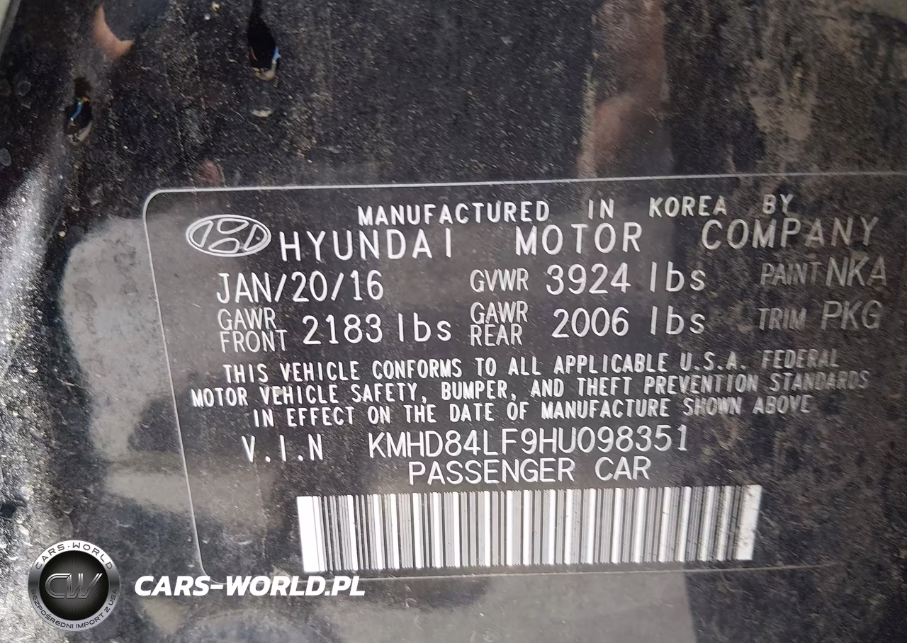 2017 Hyundai Elantra Se VIN:KMHD84LF9HU098351 - 9