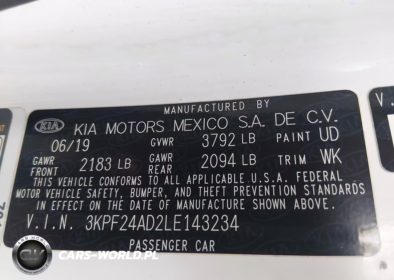 2020 Kia Forte Lxs VIN:3KPF24AD2LE143234 - 9